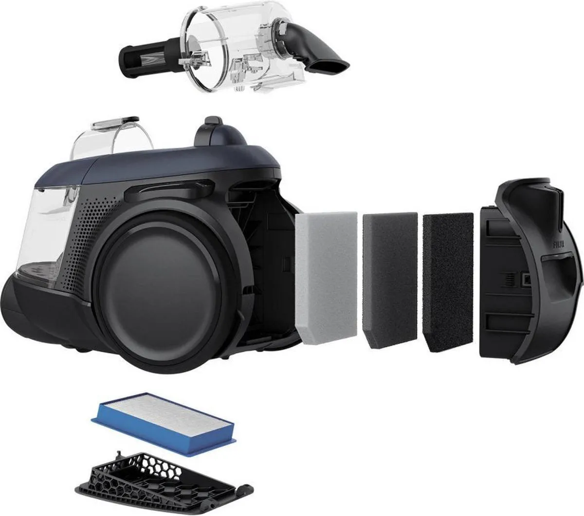 AEG AL61C4DB Cilinderstofzuiger 550W - 1,6L - Blauw - afbeelding 6 van 6