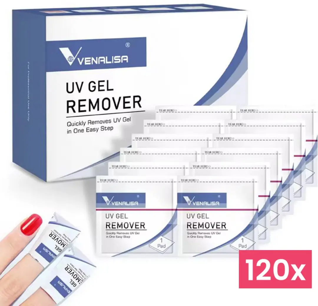 Venalisa Gelnagel Remover Doekjes 120 Stuks