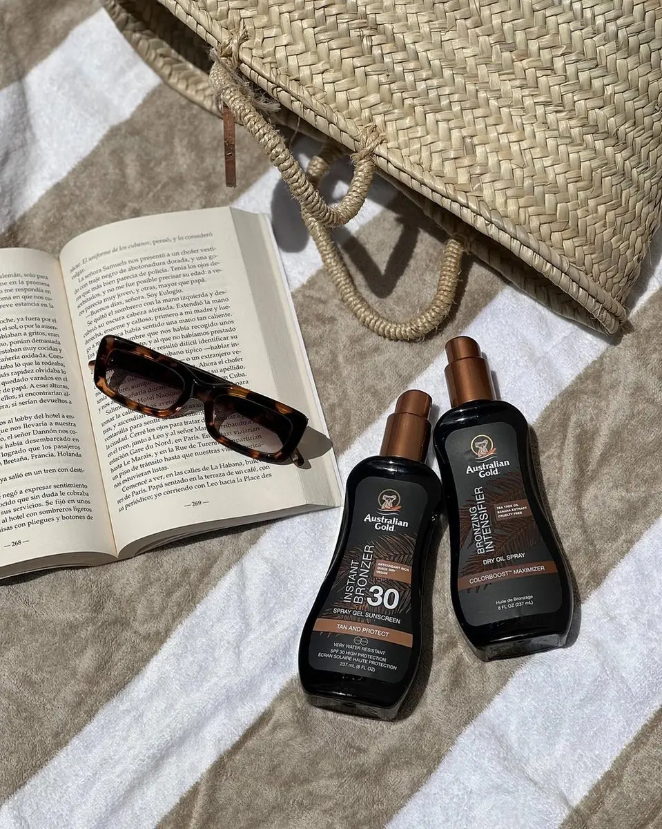 Australian Gold SPF 30 Spray Gel met Bronzer 237ml