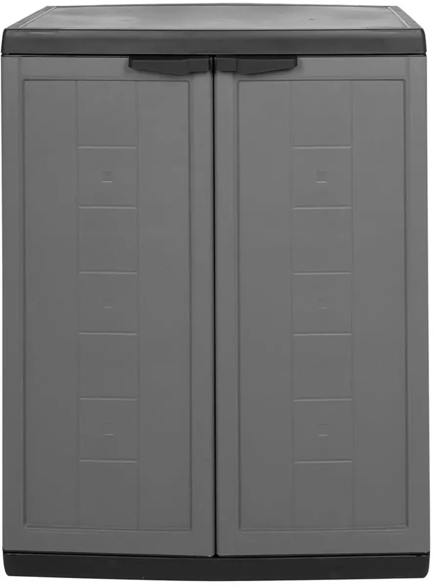 KIS Jolly Opbergkast - 68x85x39cm - Grijs/Zwart