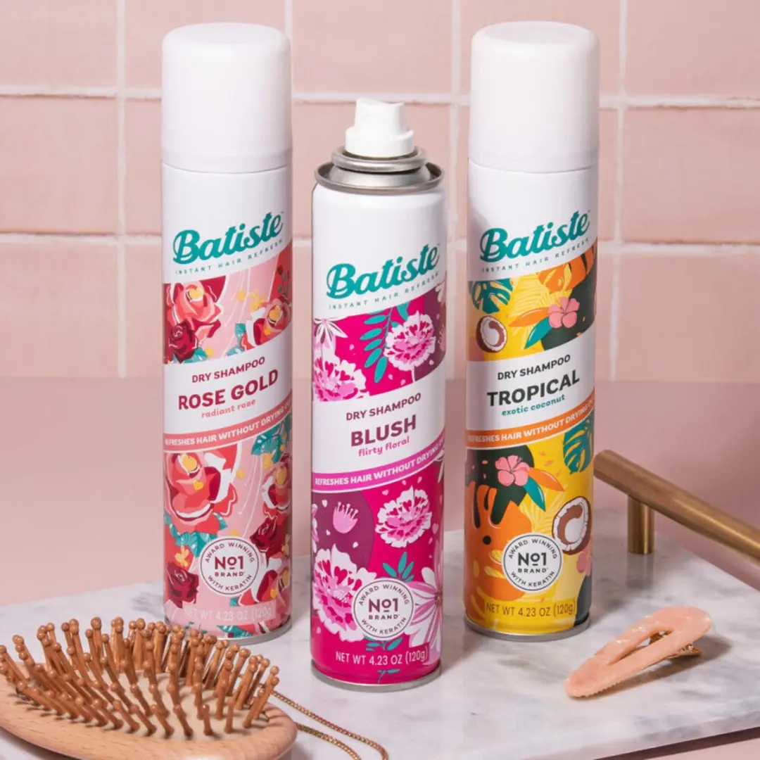 Batiste Droogshampoo Rose Gold - 200ml - 6 Stuks