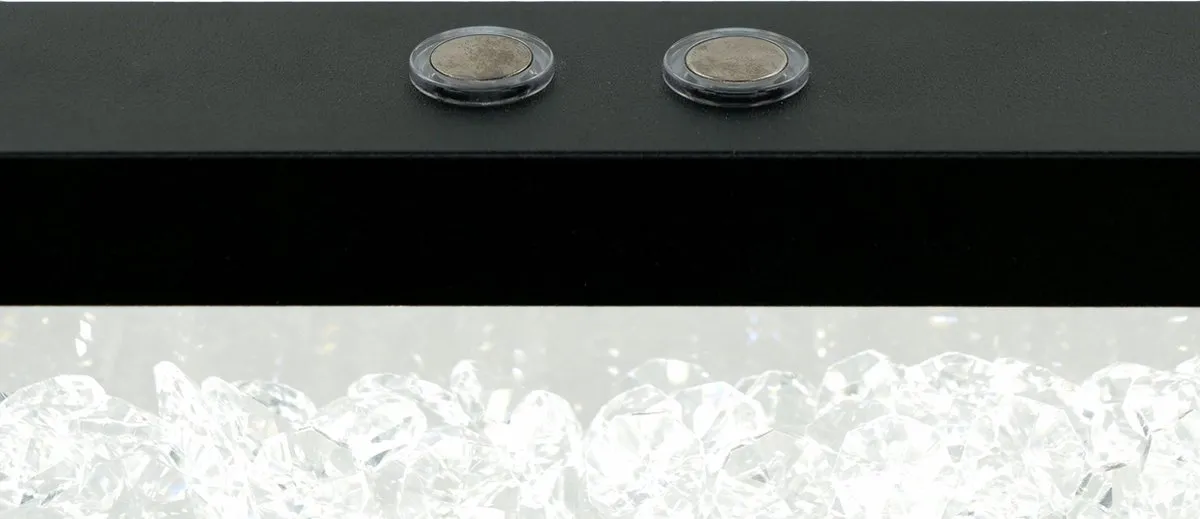 Eglo Cardito 1 Hanglamp LED 100cm - Zwart - Kristal