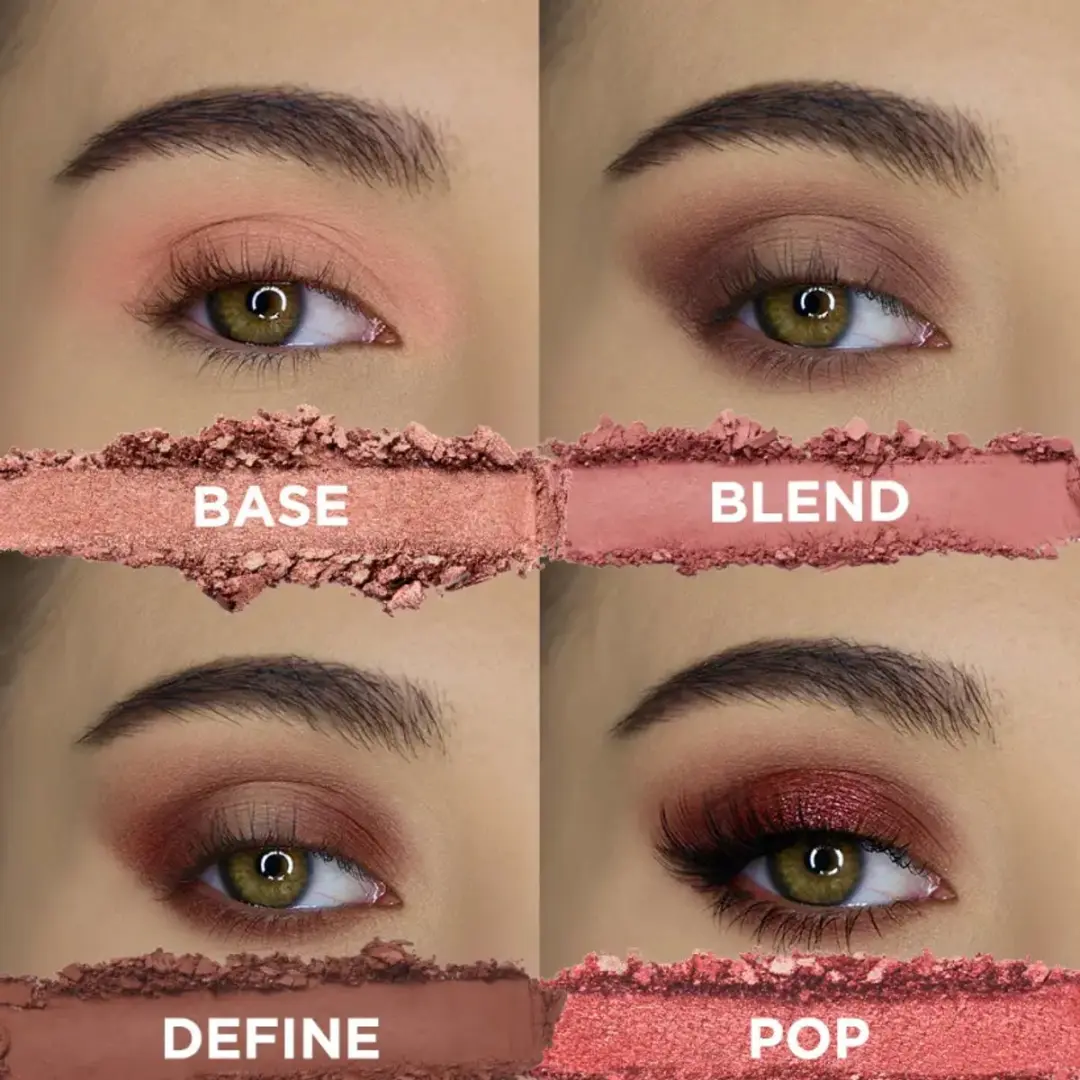 Sosu Eyeshadow Quad Berry - 4 Kleuren 4.8g - afbeelding 6 van 6