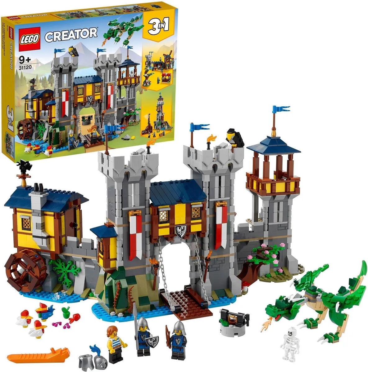 LEGO Creator 31120 Middeleeuws Kasteel - 1426 Stukken - afbeelding 3 van 6