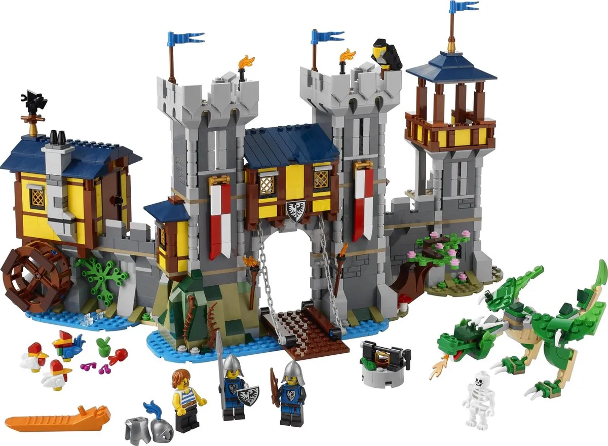 LEGO Creator 31120 Middeleeuws Kasteel - 1426 Stukken - afbeelding 4 van 6