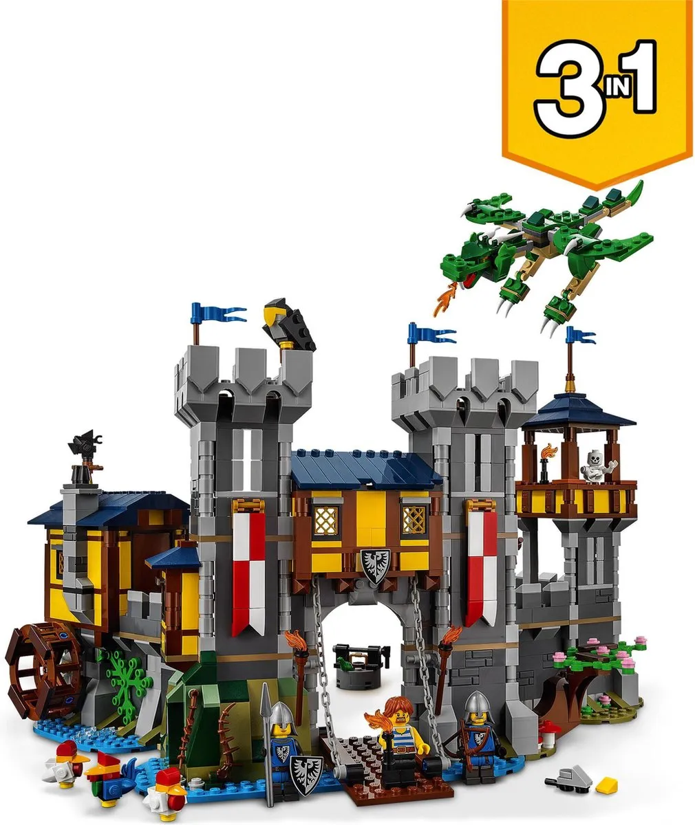 LEGO Creator 31120 Middeleeuws Kasteel - 1426 Stukken - afbeelding 6 van 6
