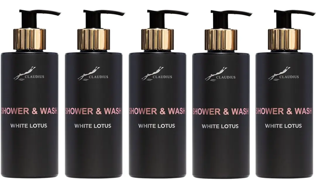 Splashbox Cosmetics Shower & Wash White Lotus 300ml - 5 Stuks - afbeelding 2 van 2