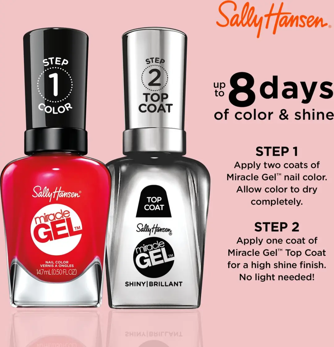 Sally Hansen Miracle Gel Nagellak 470 Red Eye - 14.7ml