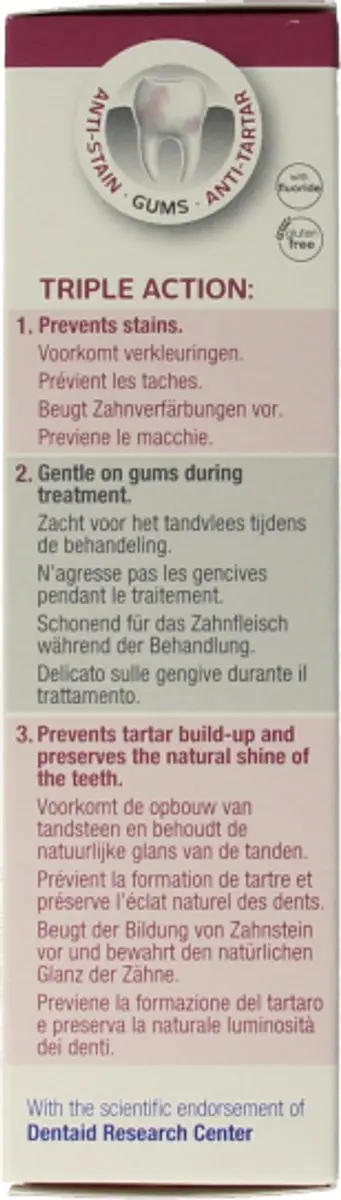 Vitis Anti-Stain Tandpasta 50ml