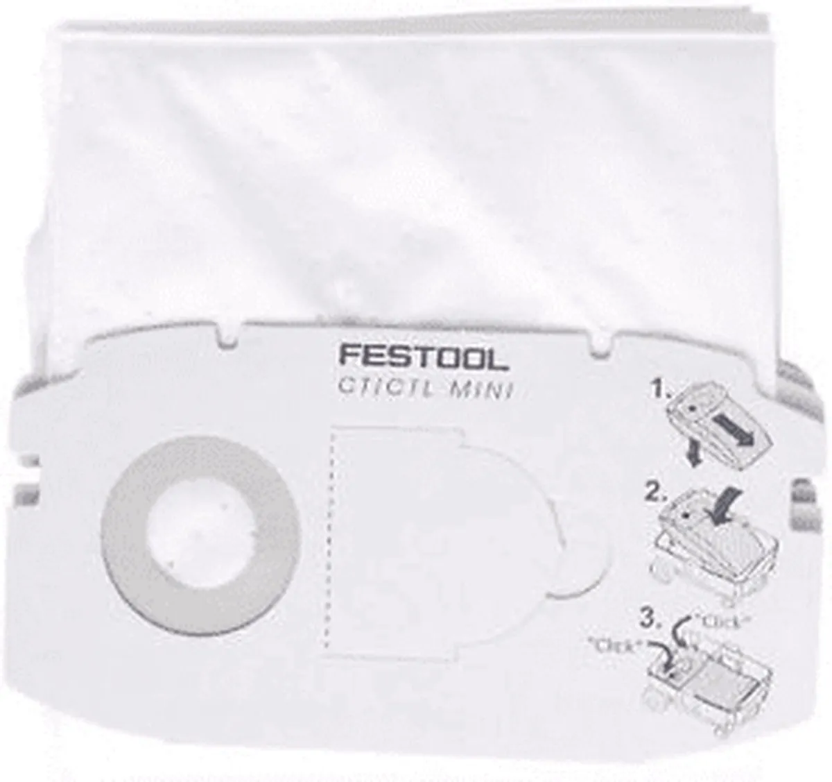 Festool SC-FIS-CT MINI/MIDI-2/5/CT15 SELFCLEAN Filterzakken - 5 Stuks