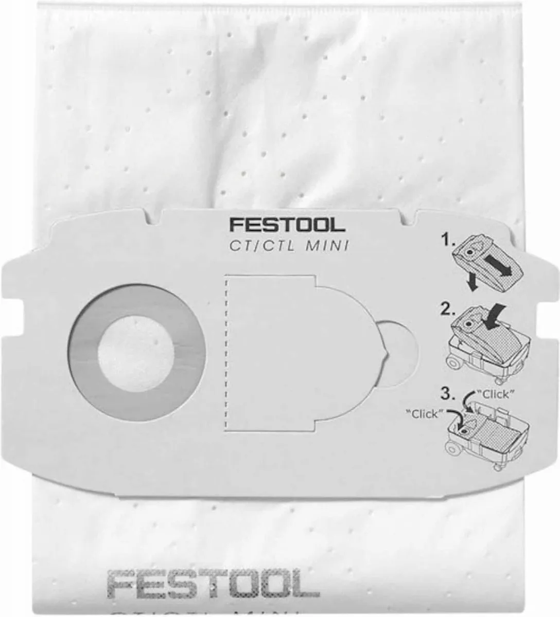 Festool SC-FIS-CT MINI/MIDI-2/5/CT15 SELFCLEAN Filterzakken - 5 Stuks