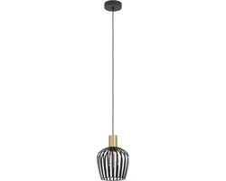 Eglo Empoli Hanglamp E27 - Ø20cm - Zwart/Goud