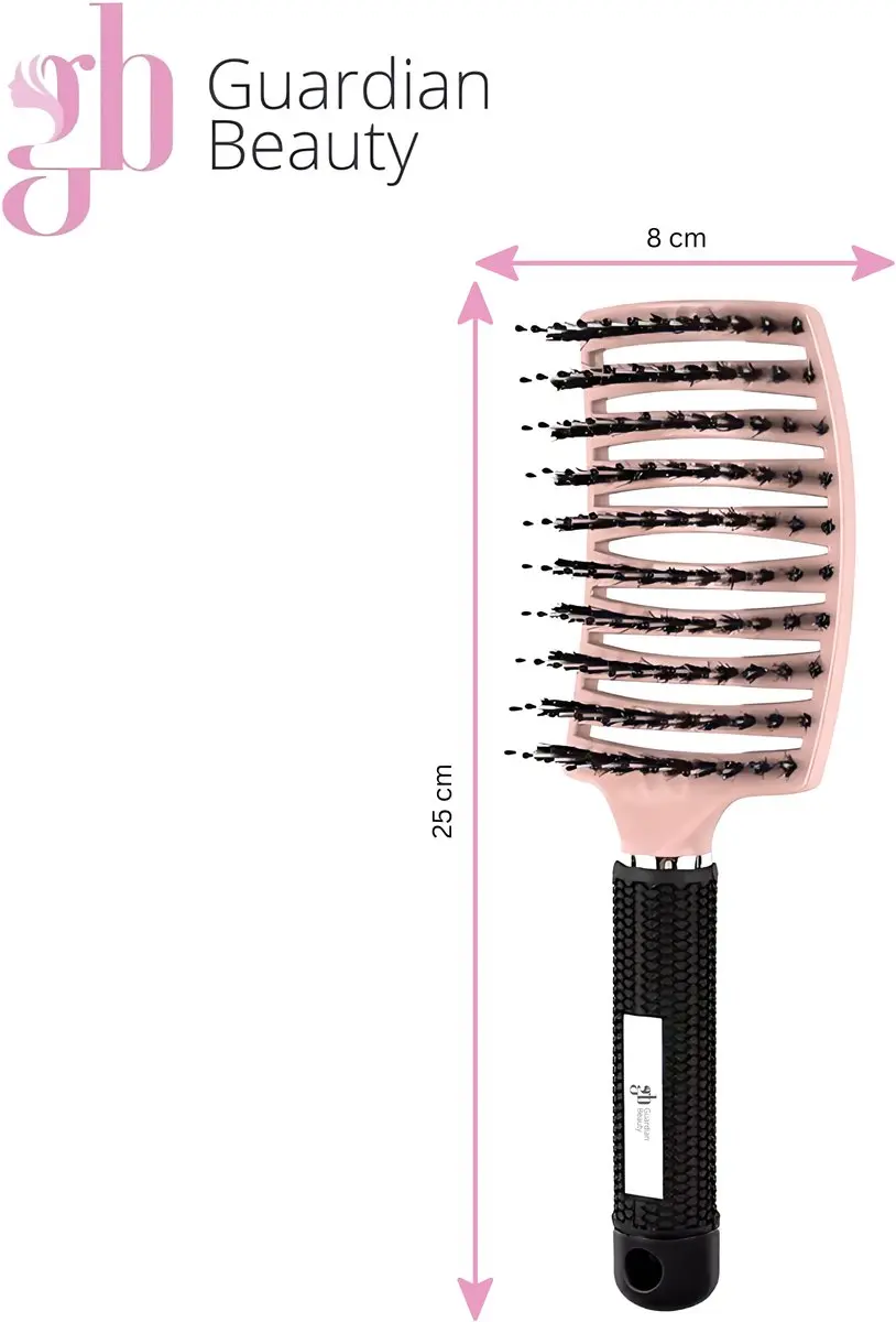 Guardian Beauty Anti Klit Haarborstel Perzik - 2 Stuks