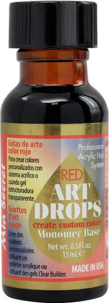 Mia Secret Art Druppels Rood 15ml