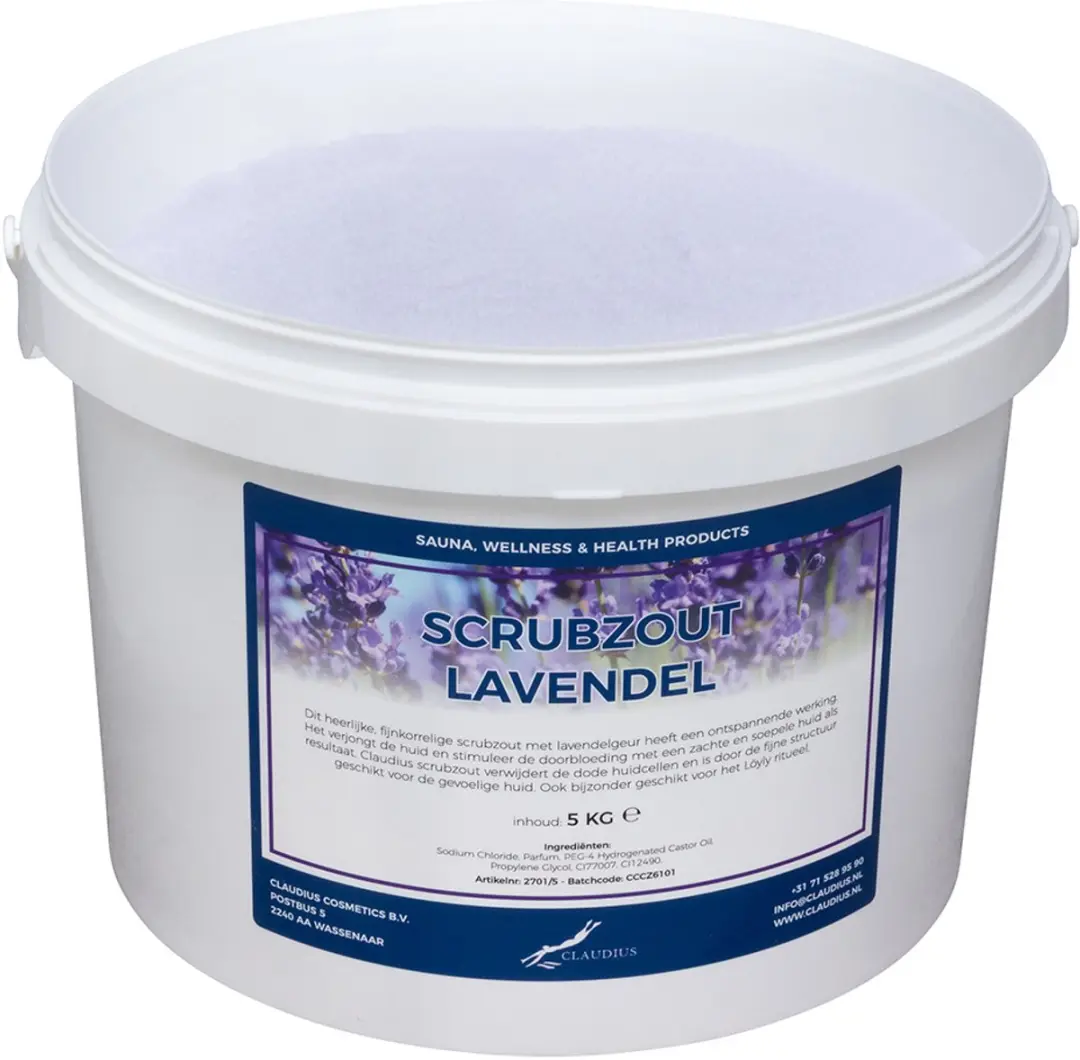 Splashbox Cosmetics Scrubzout Lavendel 5 kg