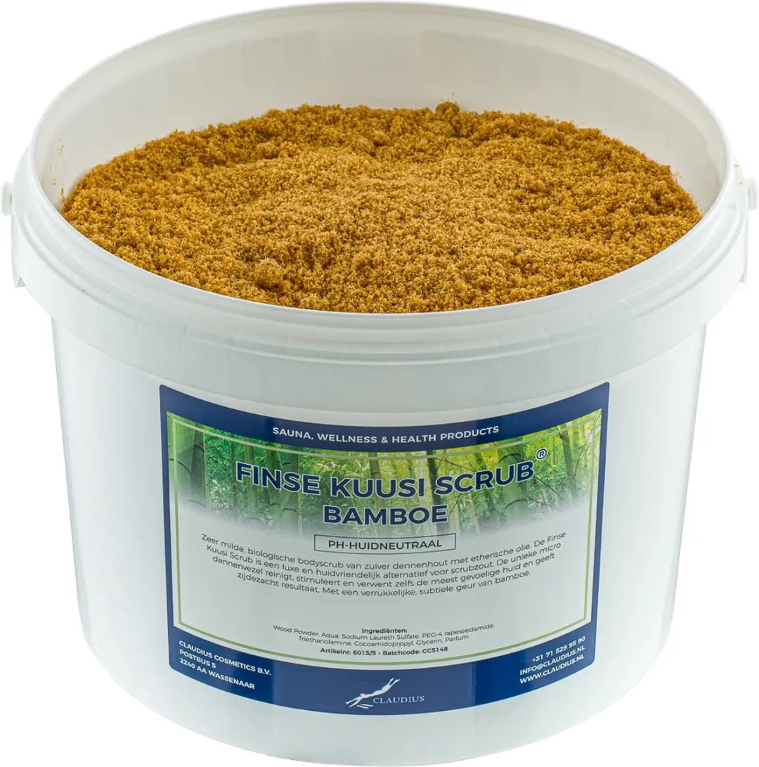 Splashbox Cosmetics Kuusi Scrub Bamboe 1L