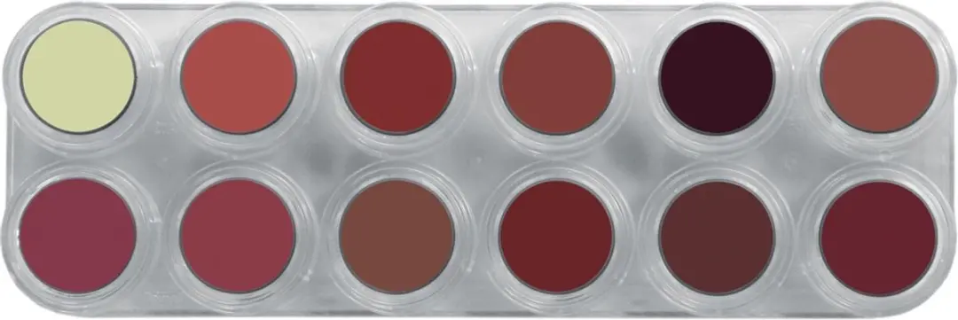 Grimas Lipstick Palette LB - 12 Kleuren