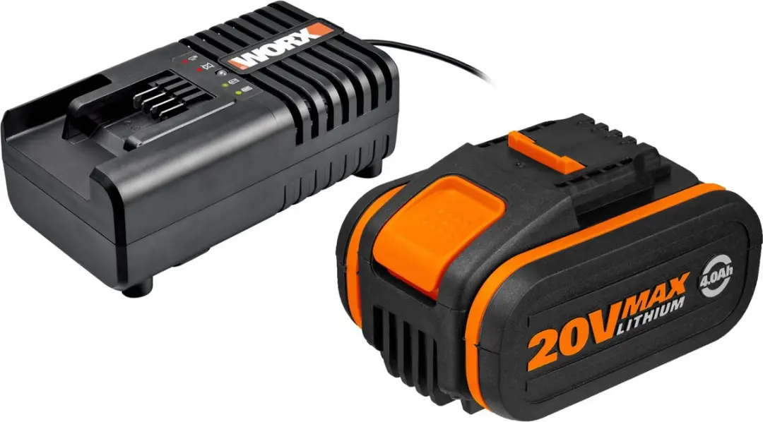 Worx WA3604 Accu 20V 4.0Ah + Lader 2A