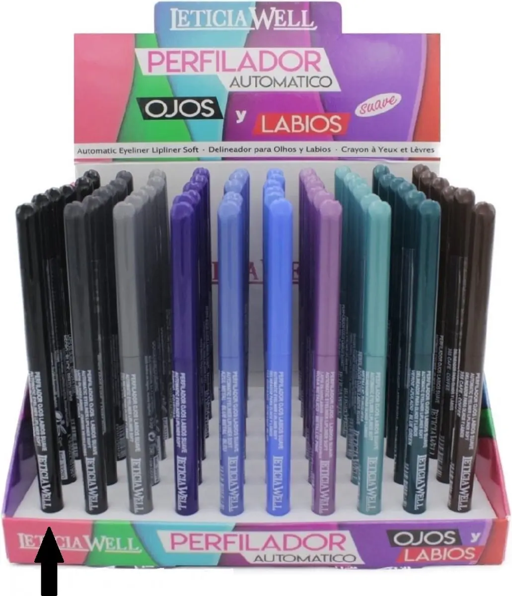 LETICIA WELL Oog- & Lippotlood 33290 - Zwart - 0.2g