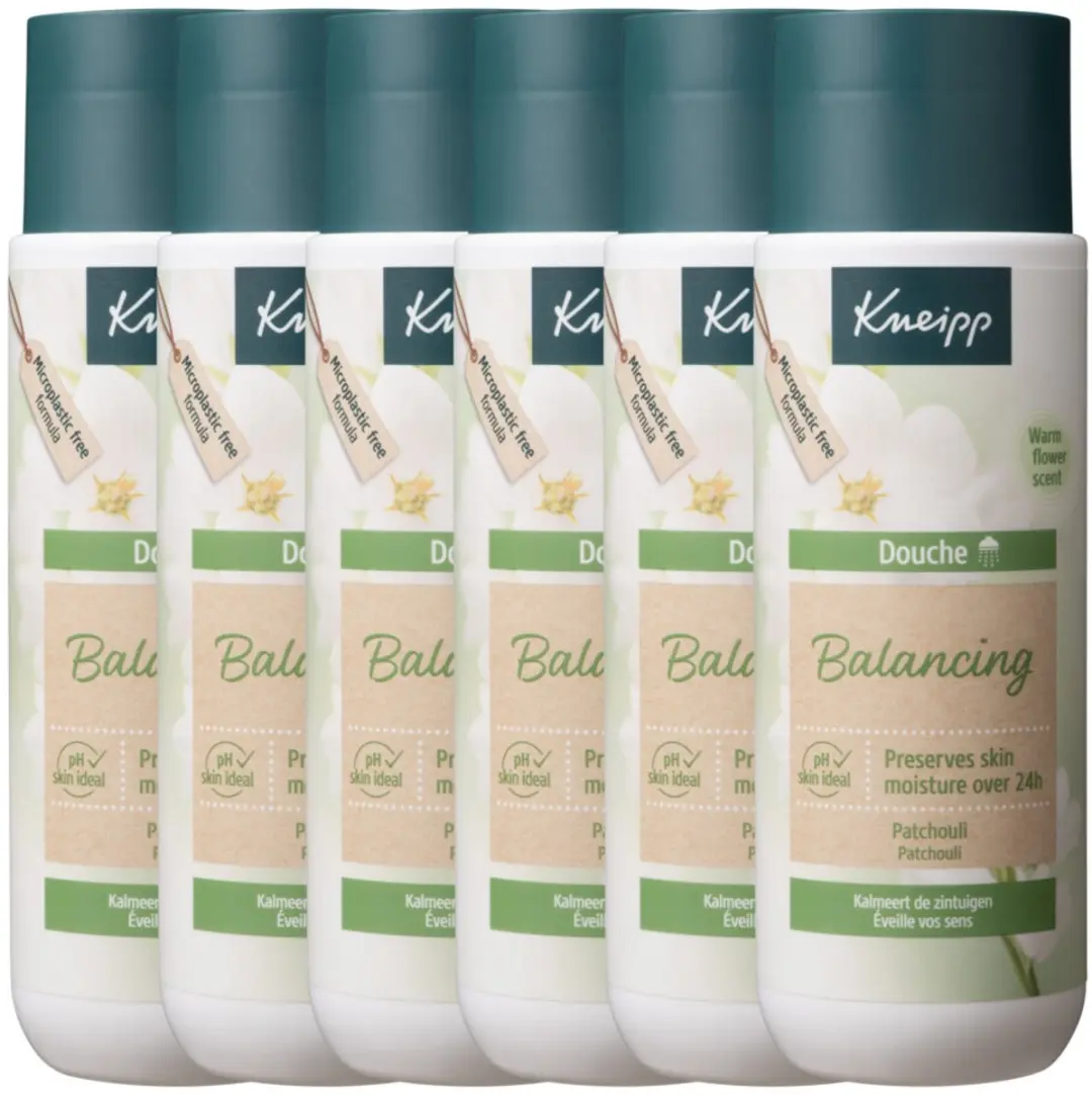 Kneipp Douche Patchouli - 6x200ml - afbeelding 6 van 6