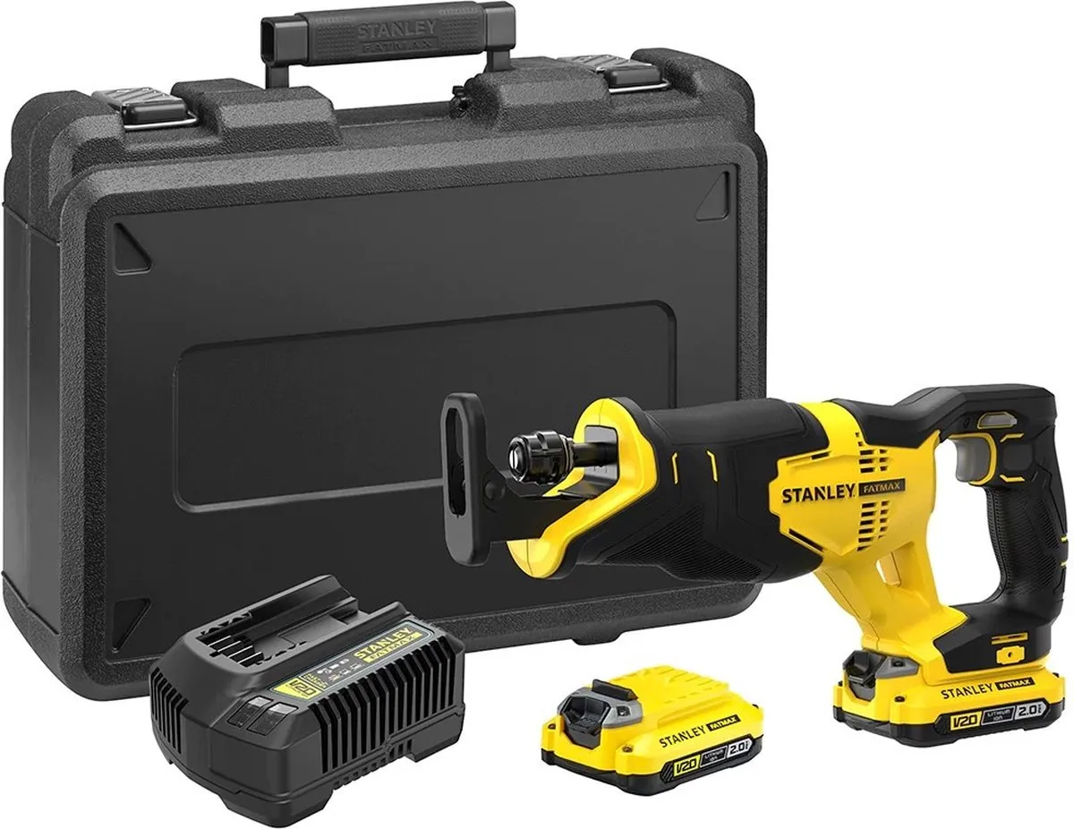 Stanley FatMax V20 SFMCS300D2K Reciprozaag 18V - 2x 2.0Ah - Koffer