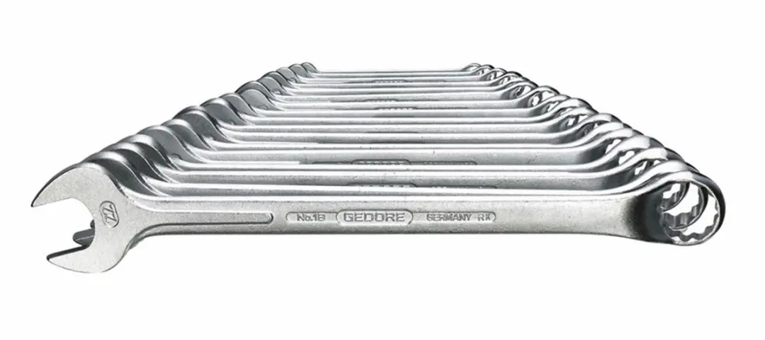 Gedore Ring-steeksleutelset 17-delig 6-22mm