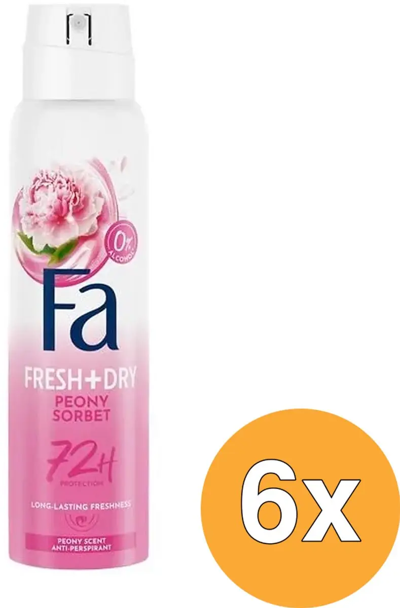 Fa Sweet Rose Deodorant - 6x150ml - afbeelding 6 van 6
