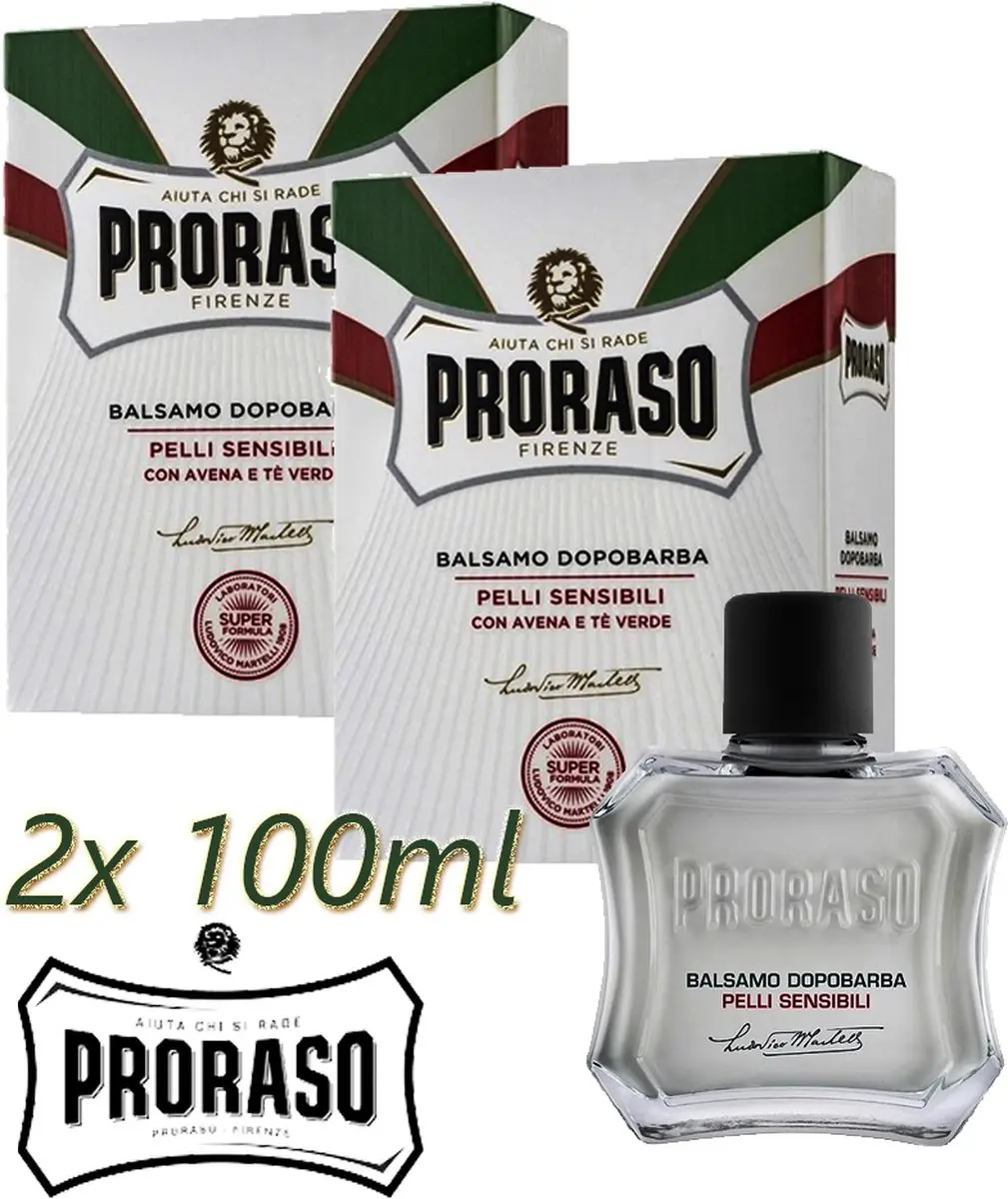 Proraso White Aftershavebalsem Duo