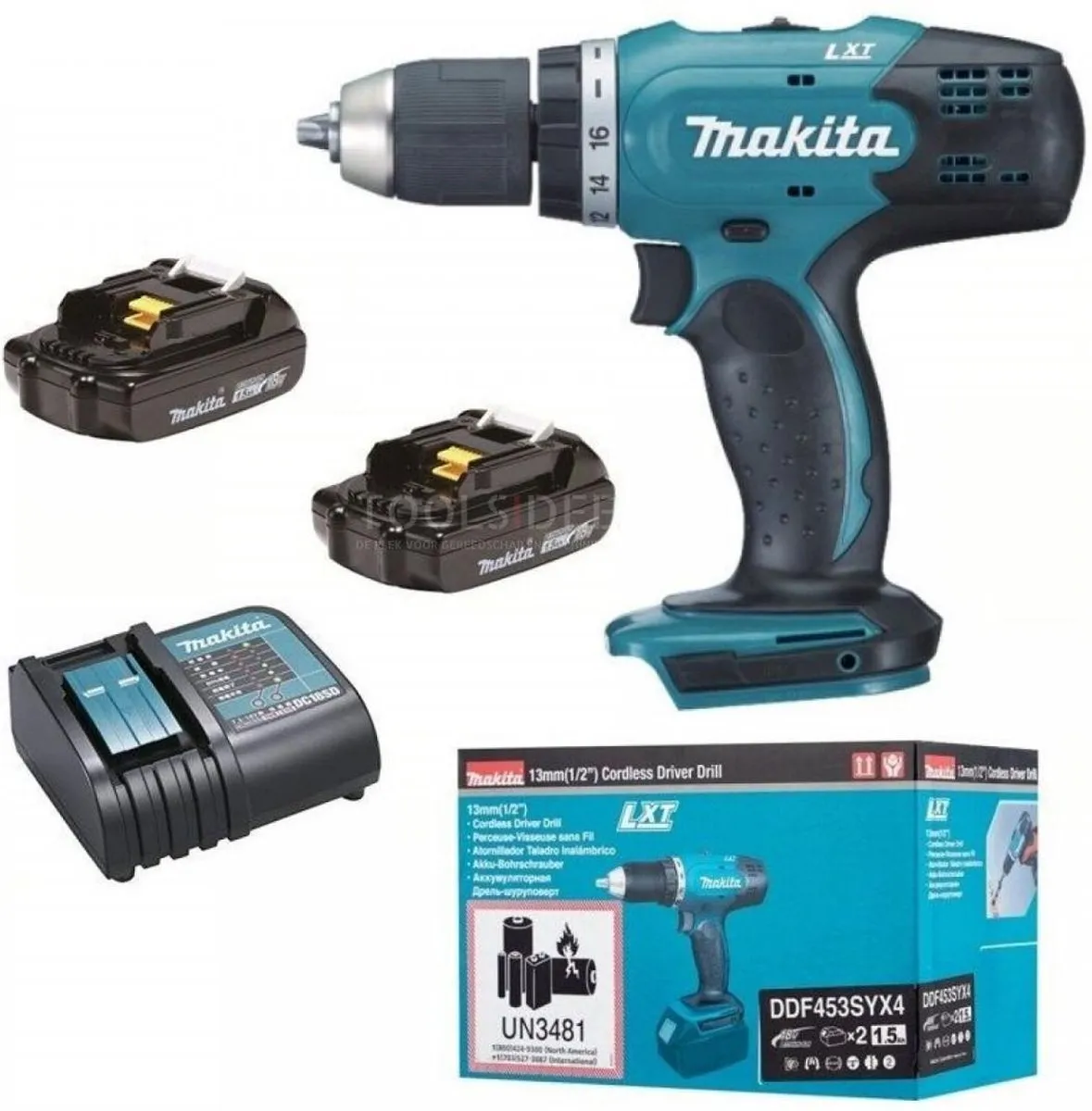 Makita DDF453SYX4 Accu Schroefboormachine 18V