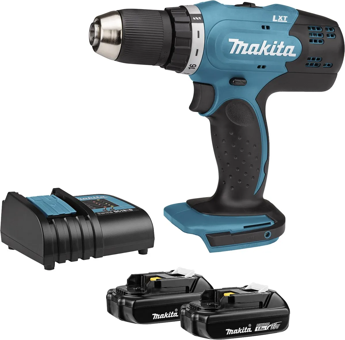 Makita DDF453SYX4 Accu Schroefboormachine 18V - 2x Accu - afbeelding 2 van 6