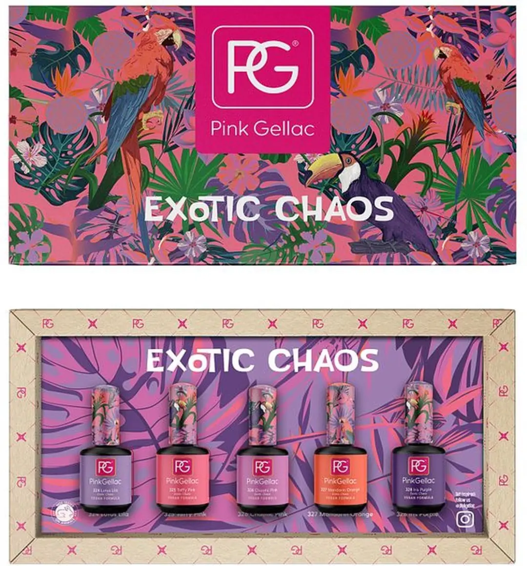 Pink Gellac Exotic Chaos Set