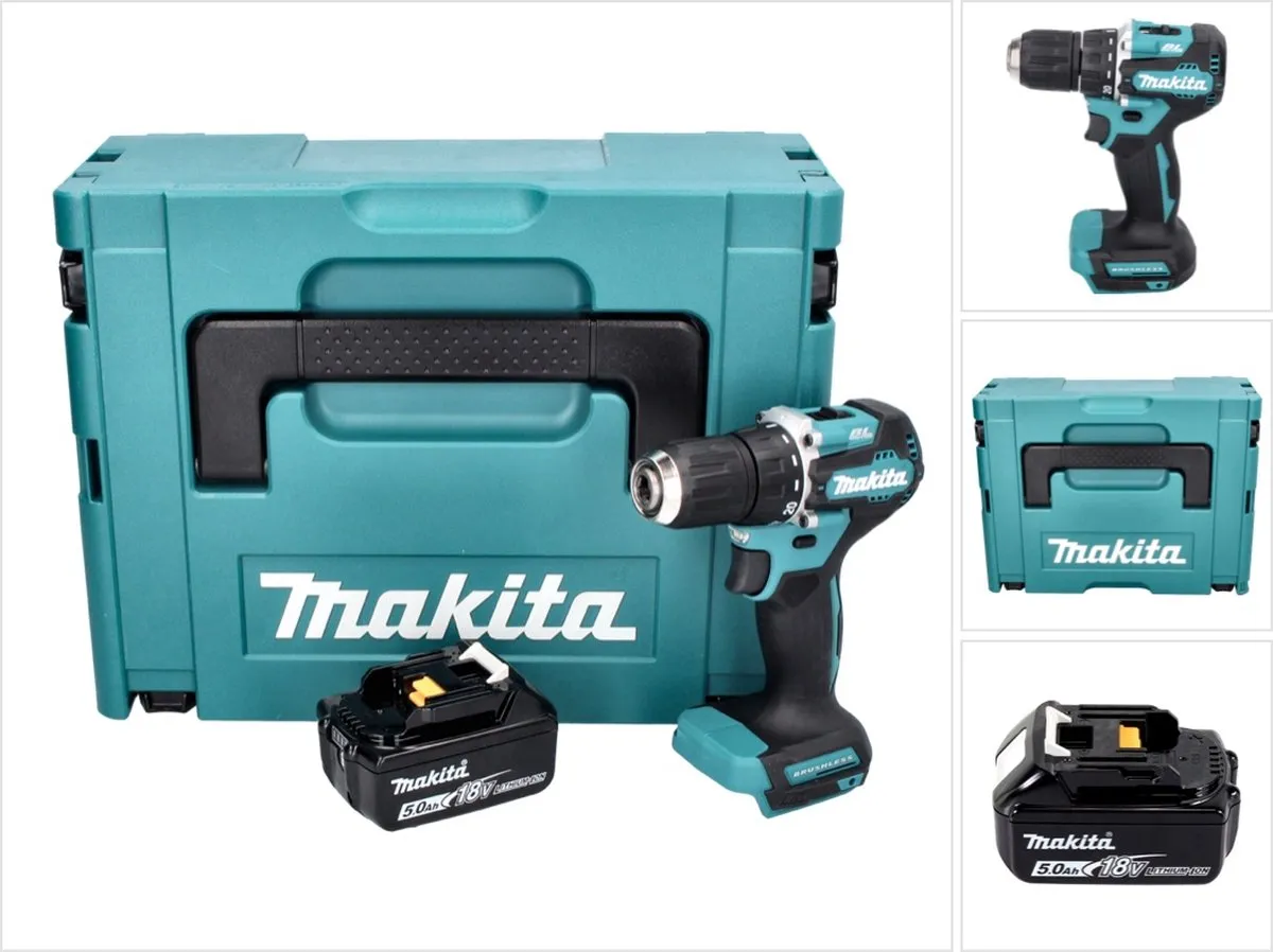 Makita DDF487T1J Accuboormachine 18V 40Nm Borstelloos