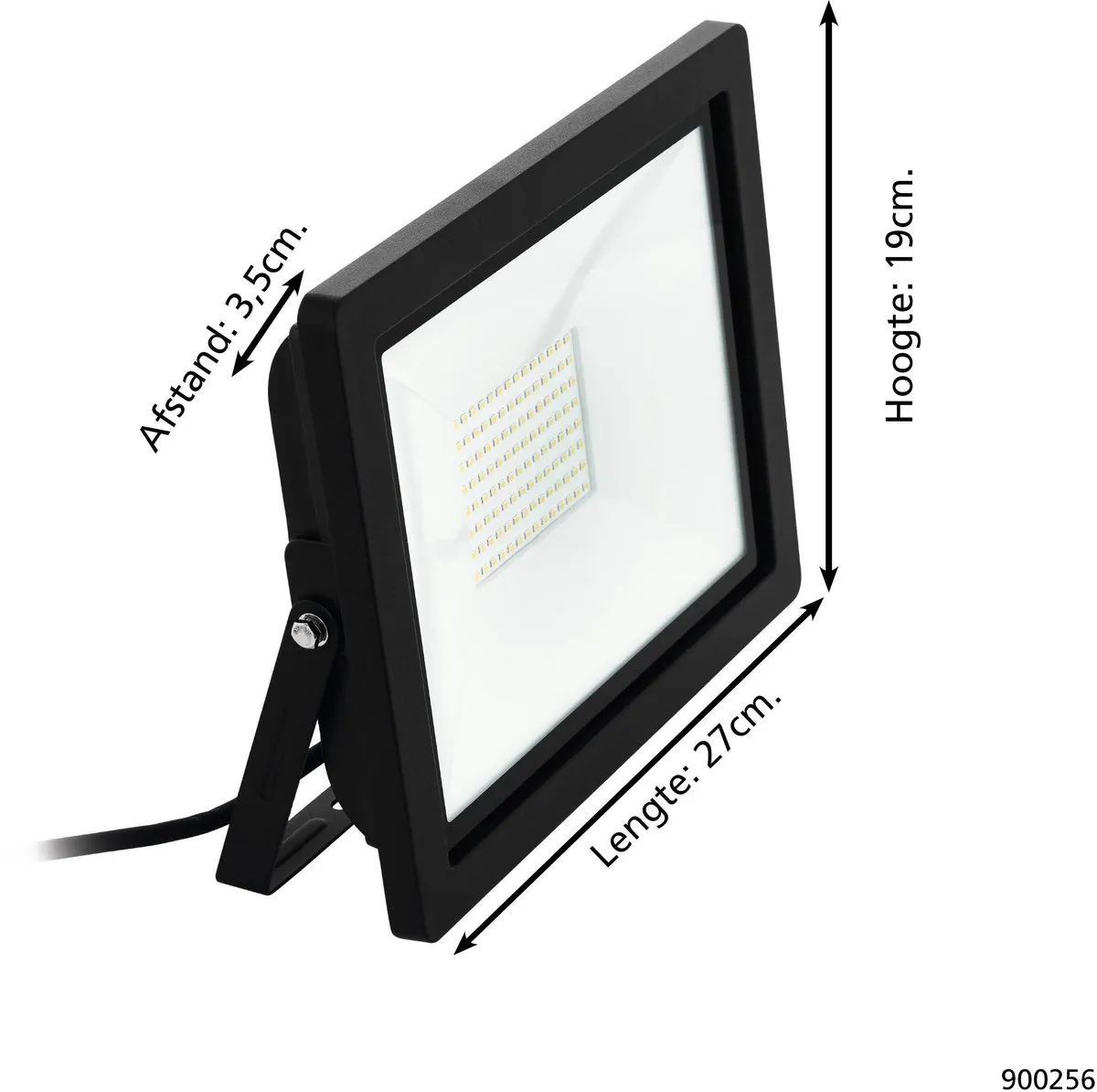 Eglo Faedo 3 Wandlamp Buiten LED 27cm - Zwart