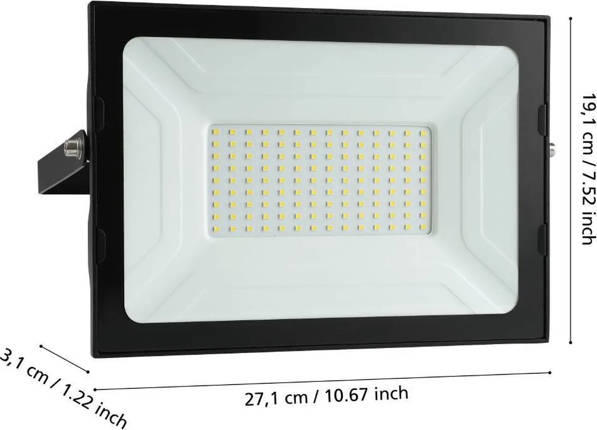 Eglo Faedo 3 Wandlamp Buiten LED 27cm - Zwart - afbeelding 6 van 6