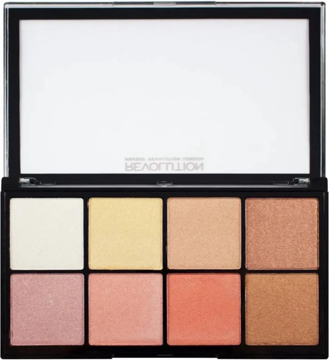 Makeup Revolution Pro Glow 2 Highlighter Palette - 8 Stuks