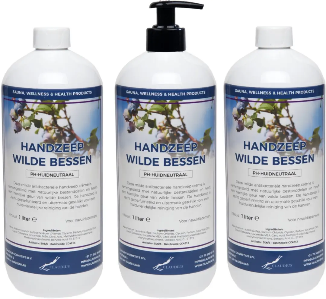 Splashbox Cosmetics Wilde Bessen Handzeep 1L