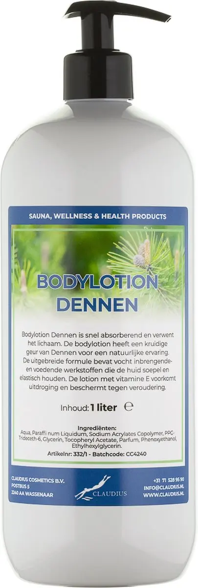 Splashbox Cosmetics Dennen Bodylotion 1L