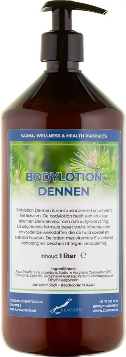 Splashbox Cosmetics Dennen Bodylotion 1L