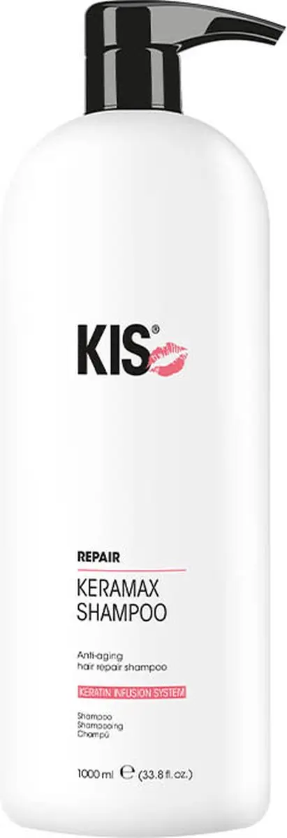 KIS KeraMax Shampoo 1000ml - Gekleurd haar