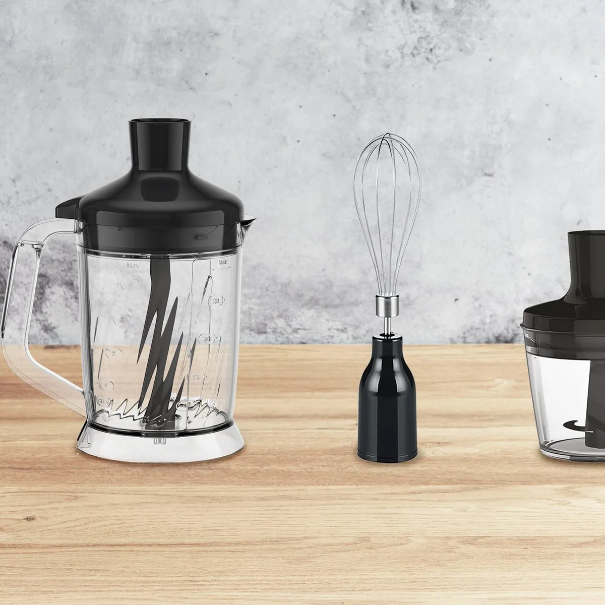Moulinex Infinyforce DD94L810 Staafmixer 1000W - 4 Mesjes - Zwart - afbeelding 6 van 6