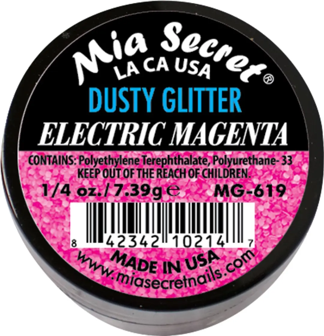 Mia Secret Alpha & Dust Glitter Acrylpoeder Electric Magenta 20ml
