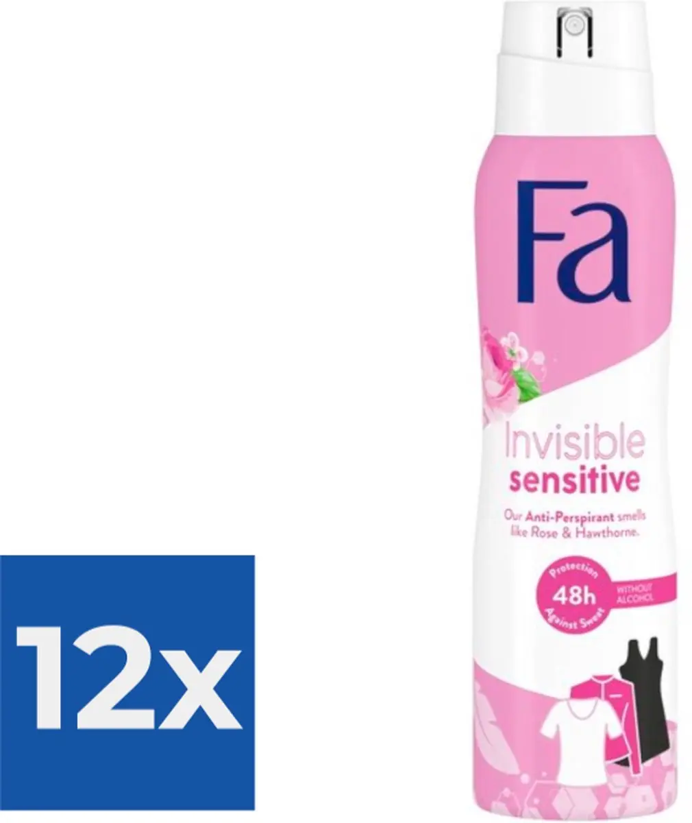 Fa Deo Spray Invisible Sensitive 150ml