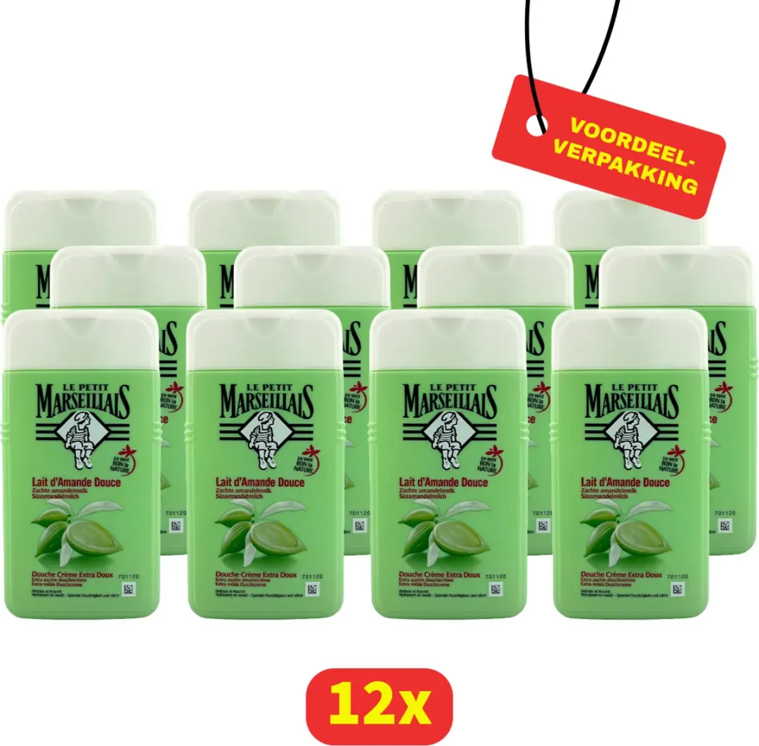 Le Petit Marseillais Bio Douchecrème Amandelmelk 250ml