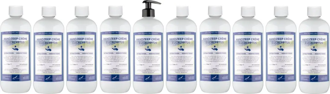 Splashbox Cosmetics Handzeep Crème Eucalyptus 1L