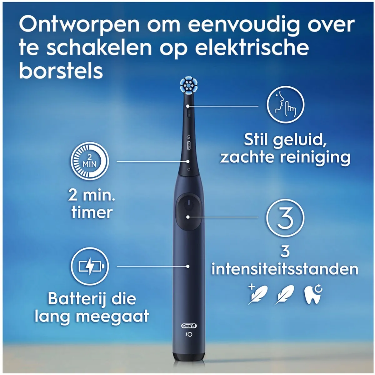 Oral-B iO2 Elektrische Tandenborstel - Donker Blauw