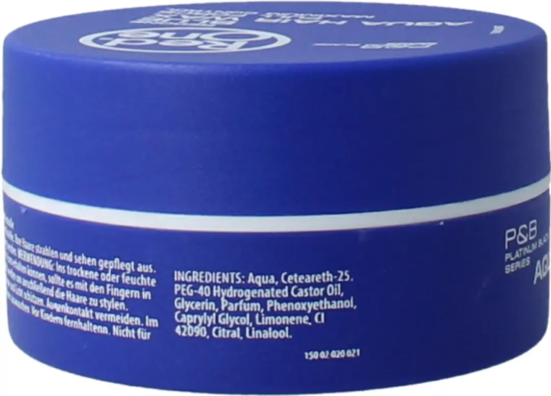 Red One Aqua Hair Wax - Blauw 150ml - afbeelding 6 van 6