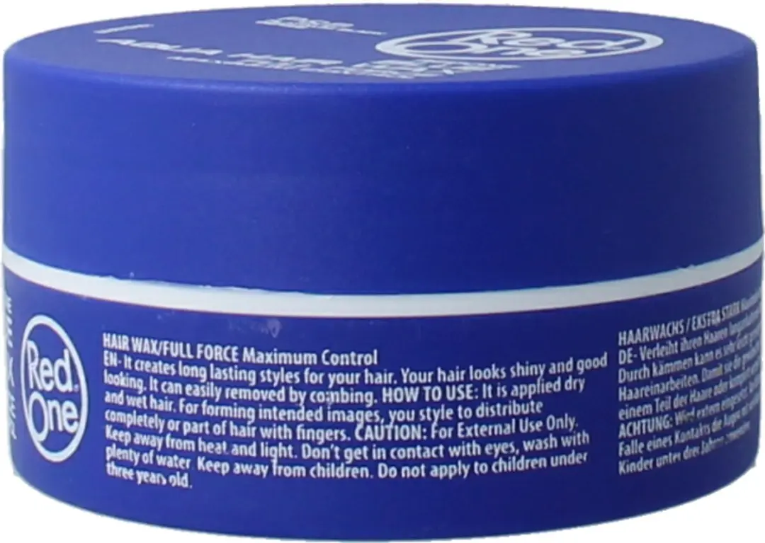 Red One Aqua Hair Wax - Blauw 150ml