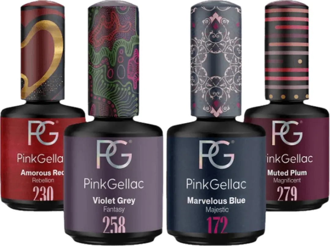 Pink Gellac Gel Nagellakset