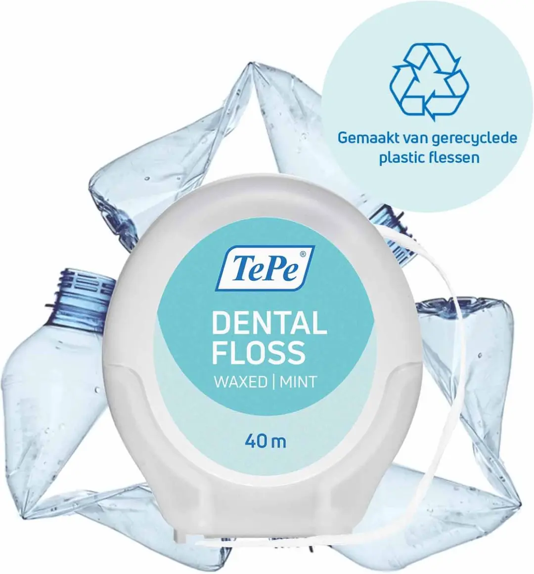 TePe PFAS-vrij Flossdraad Avocado & Mint 40m