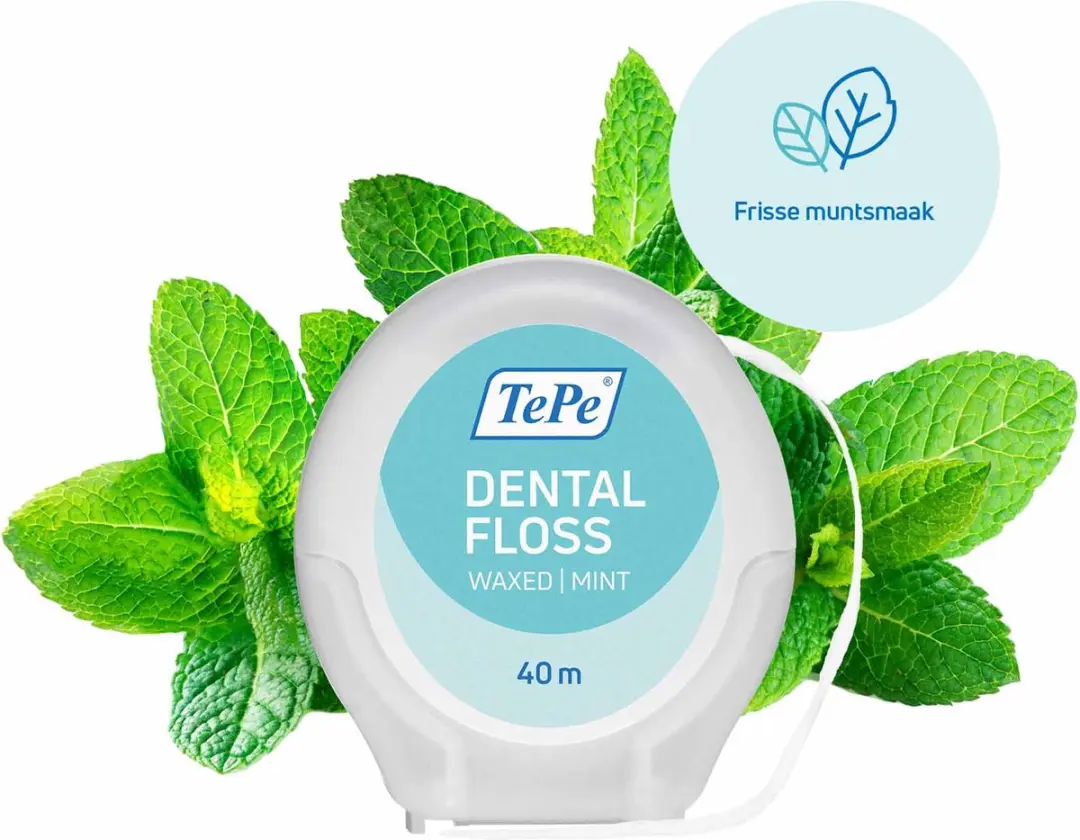 TePe PFAS-vrij Flossdraad Avocado & Mint 40m